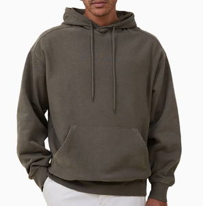Sudadera con Capucha de Forro Polar con Bordado Personalizado al por Mayor, Alta Calidad, 100% Algodón, para Hombre, Cortavientos, Transpirable, Cálida e Informal - Product Image 1