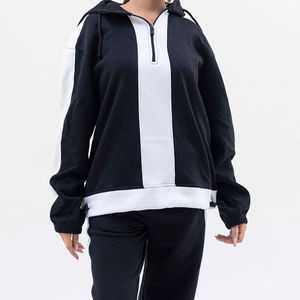 Survêtement personnalisé pour femmes, ensembles de survêtement deux pièces pour femmes, vêtements de sport pour l'entraînement, vêtements décontractés pour femmes, survêtements rayés pour femmes - Product Image 3