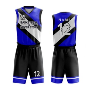 Débardeur de basket-ball antibactérien respirant à séchage rapide et impression de logo personnalisée gratuite Ensemble de débardeurs de basket-ball adultes unisexe personnalisable - Product Image 3