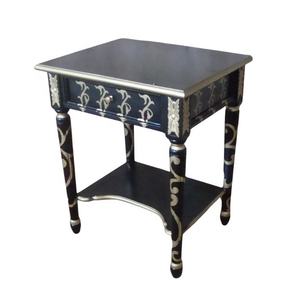 Mesitas de Noche Estilo Francés, Reproducción Antigua, Mesa Auxiliar Clásica, Mesa para Lámpara, Muebles para el Hogar de Estilo Europeo - Product Image 4