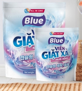 48 tabletas de alta calidad * 13G tabletas líquidas de detergente para ropa azul y rosa apropiadas para uso en prendas de vestir - Product Image 3