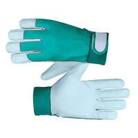 Gants de travail modernes vert marine WG-010 de haute qualité, antidérapants, doublure en coton, résistants à la chaleur, vente en gros