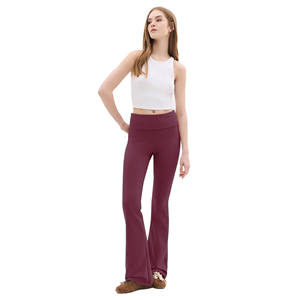 Pantalones Casuales de Cintura Alta para Mujer, Elegantes y Cómodos con Características Transpirables y Suaves para Usar en la Oficina - Product Image 5