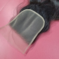 Closure en dentelle HD transparente 5x5, Cheveux Indiens 12A Vierge Remy Double Drawn, Cuticules Alignées, 100% Cheveux Bruts, Ondulation Naturelle, Vente en Gros