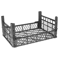 Caisses à fleurs, assiettes et bols en plastique alimentaire industriel DPK42 (56x41x25cm) pour des arrangements élégants