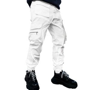 Service OEM en gros Pantalons de survêtement décontractés pour hommes - Écologique 100% coton Toile polaire Épaisseur Taille élastique Lacets - Product Image 6