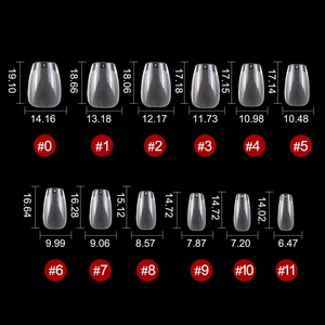 120 Uds XS corto almendra acrílico cubierta completa esculpida Gel suave extensión de <span class=keywords><strong>uñas</strong></span> punta cápsula América <span class=keywords><strong>uñas</strong></span> - Product Image 6