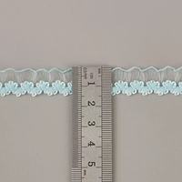 Bande élastique en fil de verre de 1,5 cm à une rangée, motif picot couronne, pour lingerie féminine et décorations de poupées DIY