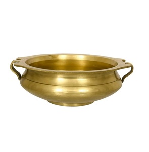 Wholesale New Design Antique Brass Urli Prime Quality Round Shape Urli Bowl for Wedding Decor Available at Lowest Rate. - Product Image 5