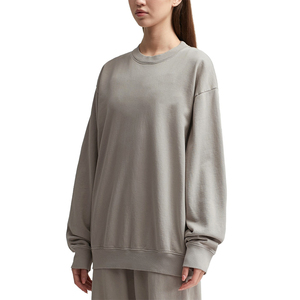 Sudadera de Manga Larga con Cuello Redondo y Hombros Caídos, Bordada, con Logotipo Personalizado, Fabricada en Pakistán, de Alta Calidad OEM - Product Image 6