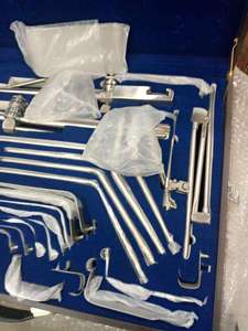 Thompson Retractor Juego completo de 38 piezas de instrumentos quirúrgicos Sistema de retractor de calidad superior de acero inoxidable alemán Aprobado por La CE - Product Image 5