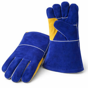 Guantes de Seguridad Industriales de Cuero con Puño Largo, Resistentes al Calor, Protección para Manos, para Trabajos de Pulido y Metalurgia - Product Image 1