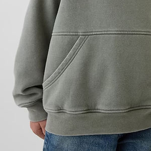 Sweat-shirt pour garçons surdimensionné et décontracté avec logo personnalisable, pour les acheteurs en gros, prix de gros, manches longues, 2026 - Product Image 3