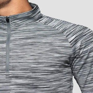 <b>Mens</b> Regular Fit Trail <b>Turtleneck</b> Long Sleeve Shirt 220g Lightweight 88% Polyester 12% Elastane Breathable Woven Anti-Wrinkle - Product Image 6