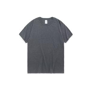 Precio barato en stock en blanco de secado rápido sólido antiarrugas 100% poliéster/algodón GYM Marath camisetas logotipo personalizado impreso a granel - Product Image 4