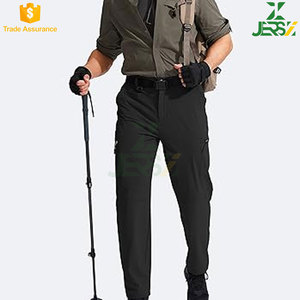 Mens Hiking Cargo Pants Midweight Straight Water Resistant Quick Dry Cotton Outdoor Tactical Multi Pockets <b>Camping</b> Elastic Waist - Product Image 6