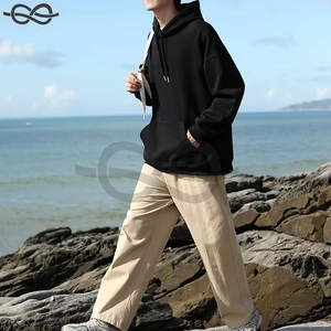 OEM sweat à capuche en polaire personnalisé sweats à capuche en coton lourd pour hommes sweat à capuche imprimé lavé à l'acide sweats confortables personnalisés - Product Image 2