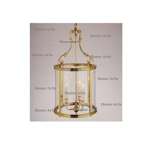 โคมไฟแขวนทองเหลืองขนาดและรูปร่างโคมไฟสีทองสั่งทำ - Product Image 3