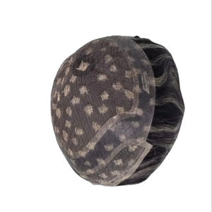 Perruque et toupet 100% cheveux humains, cheveux vierges chinois Remy, prothèse Taz Hair BD Lace Front Water Wave - Product Image 1