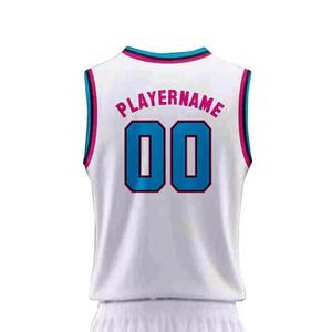 Nouveau design 2026 – Maillots de basketball universitaires unisexes personnalisés OEM, débardeurs uniformes par sublimation 100 % polyester respirant sans manches - Product Image 5
