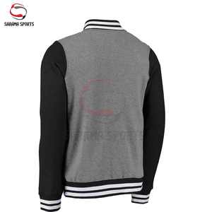 Chaqueta Varsity de Béisbol Vintage Personalizada OEM para Hombre, Talla Grande, con Letras Bordadas en Chenille y Cuero para Invierno - Product Image 5