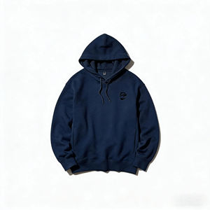 Sudadera con Capucha Extra Grande Minimalista con Logotipo Oculto, Sudadera Informal de Algodón Suave y Colorida, Prenda Versátil para Deportes y Desplazamientos - Product Image 2