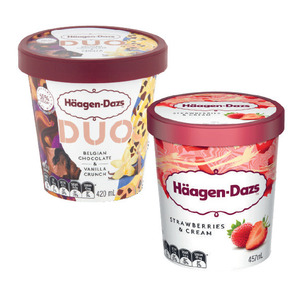 Hagen-Dazs, tazas de Helado de café de 3,6 onzas envasadas individualmente, servidas en caja - Product Image 1