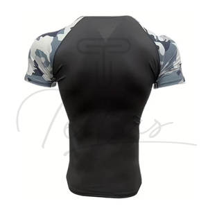 เสื้อยืดแขนยาวฟิตเนสผู้ชาย แห้งเร็ว ระบายอากาศดี สำหรับออกกำลังกาย เพาะกาย กระชับรูปร่าง ผ้ายืด/โพลีเอสเตอร์ 220 กรัม - Product Image 5