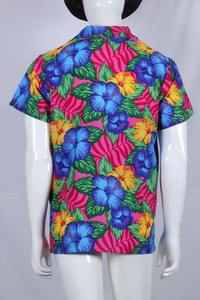 Chemise hawaïenne Aloha en polyester pour la plage Chemise respirante personnalisée en tissu coupe décontractée imprimée partout - Product Image 2