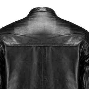 Blouson aviateur en cuir pour hommes Logo personnalisé de haute qualité Camouflage Front Design vente en gros avec tailles - Product Image 6