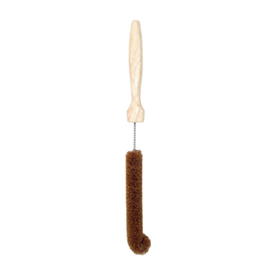 Matériau écologique en fibre de coco Brosse à noix de coco naturelle faite à la main Nettoyage Lavage Bouteille en verre Ustensiles de cuisine Greenever - Product Image 4