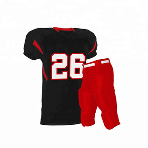 Maillot de football américain élégant grande taille personnalisé, anti-UV, respirant, léger, ensemble uniforme pour adultes, sports de plein air, 100% coton - Product Image 6