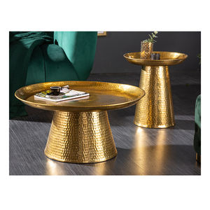 Muebles de mesa de centro de Metal hechos a mano con diseño martillado 2025 muebles de decoración de lujo para el hogar - Product Image 2