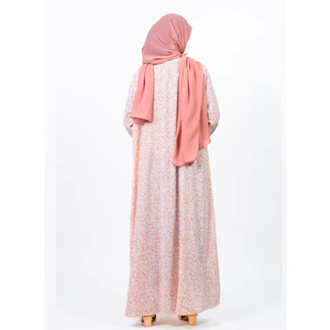 อาบายะทรงตรงคุณภาพดีเยี่ยมสำหรับผู้หญิง ขนาดและสีที่ปรับแต่งได้ ผ้าชีฟองไหมแท้ 100% สำหรับชุดทางการ - Product Image 4