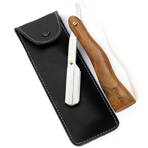 Rasoir personnalisé avec logo, couteau à raser pliable en acier inoxydable avec lame droite, rasoir de barbier fabriqué par Pissco Pakistan - Product Image 6