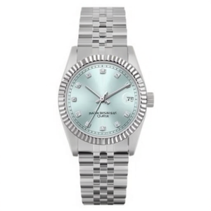 Montre analogique Dalia Sh0794Sls argent et bleu avec bracelet en acier inoxydable, modèle Donna Wearability, mouvement à quartz - Product Image 1