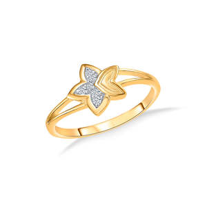 Anillo Fino Starlit Radiance Gold para Mujer - Product Image 2