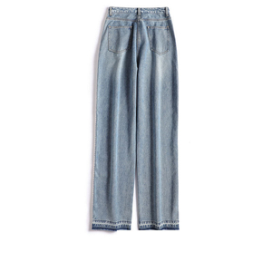 Wholesale Jean Pants Slim Fit Men Designer <b>Stretch</b> <b>Denim</b> Long Sleeve Oversized Jeans For Men Flare Jeans Pants Casual Wear - Product Image 2