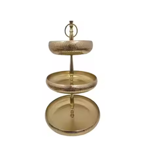 Présentoir à gâteau en métal de luxe moderne pour les cérémonies de mariage, de fête ou d'anniversaire Décoration Supports à gâteau en métal par Decor impex - Product Image 4