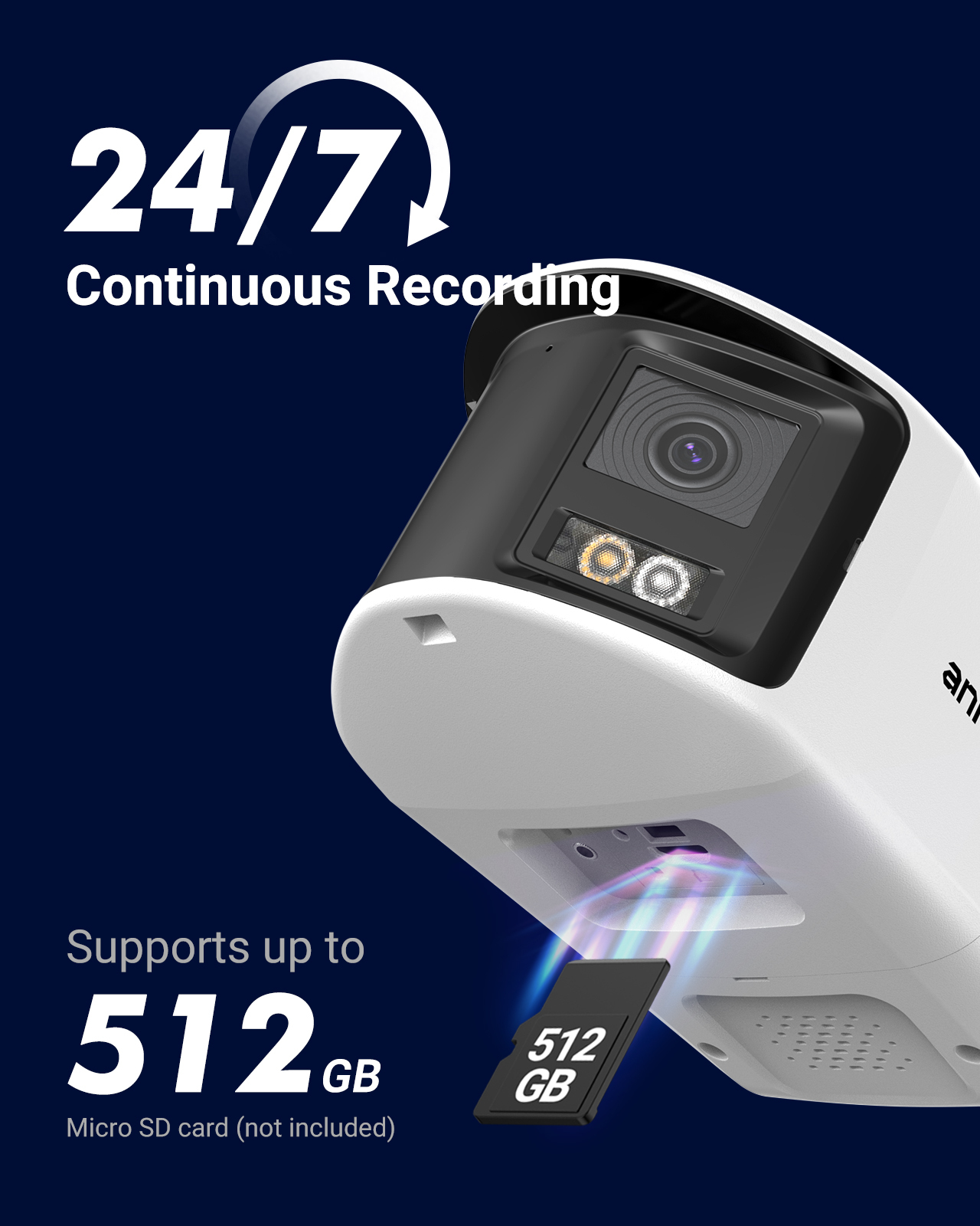 ANNKE FCD600 6MP Dual Lens 180 Degree Panoramic Bullet AI PoE IP Camera Two Way Audio Smart Hybrid Light IP67 Network Camera · image 6