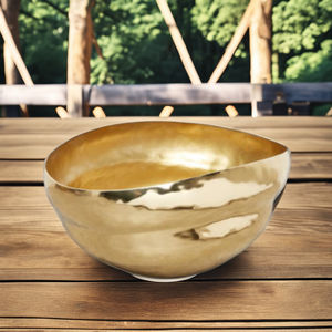 Meilleure vente, bol de luxe fait à la main de couleur or, intérieur brillant, bol à fruits pour servir les fruits - Product Image 2