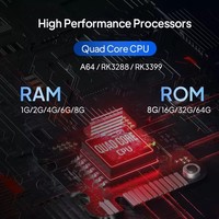 Tablette PC Android 11 avec écran tactile de 8 pouces, processeur quadricœur RK3566, 2 Go de RAM/16 Go de stockage, PoE, étanche, murale, assistant intelligent pour la maison