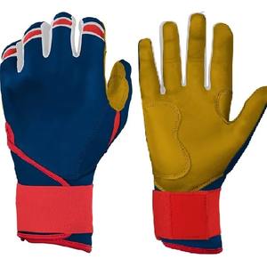 Gants de baseball en cuir souple, gants de frappe à doigts entiers, gants de protection des mains sur mesure, gants de baseball pour adultes, jeunes et professionnels - Product Image 1