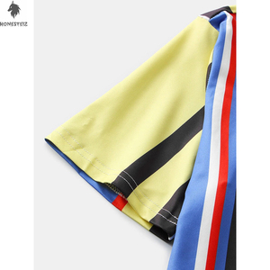 เสื้อยืดผู้ชายขนาดใหญ่สุดๆริงเกอร์สะพายไหล่แฟชั่นผ้าฝ้าย100% 220กรัมลายสตรีท - Product Image 4