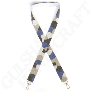 Sangle en coton perlé fait à la main pour sacs élégant bandoulière épaule remplacement sac à main sangle accessoires décoratifs - Product Image 5