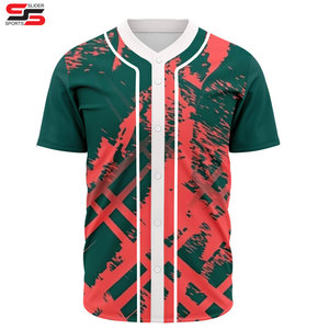 Maillot de baseball durable à boutons complets avec des propriétés de résistance à la sueur en tissu hautement extensible et une option de logo brodé pour les joueurs - Product Image 3