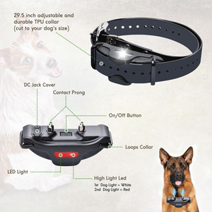 <span class=keywords><strong>Collar</strong></span> Antiladridos para Perros con Control Remoto, Recargable, Ecológico, Equipo de Agilidad para Perros, Alcance de Control Remoto de hasta 2 km - Product Image 3