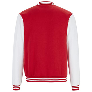 Chaqueta de baloncesto unisex de calidad superior, chaqueta de béisbol universitaria de cuero de lana transpirable, personalización directa de fábrica - Product Image 2