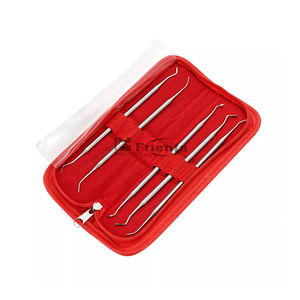 Juego de espátulas dentales de la mejor calidad al por mayor, 5 uds., instrumentos quirúrgicos eléctricos manuales, juego de espátulas dentales - Product Image 1