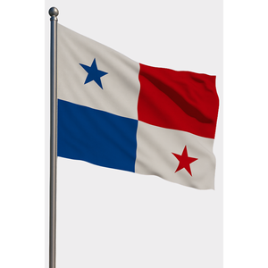 Drapeau extérieur personnalisé Panama, techniques d'impression numérique, mât en aluminium, drapeau personnalisé pour voiture, drapeau éducatif en nylon, polyester, soie, sur mesure - Product Image 1